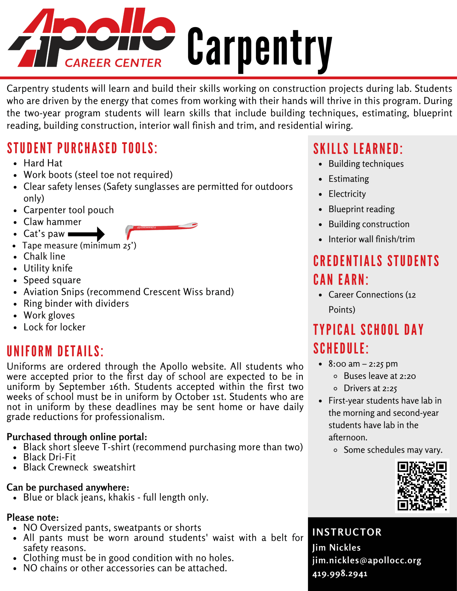 New Students 2024 • Apollo Career Center